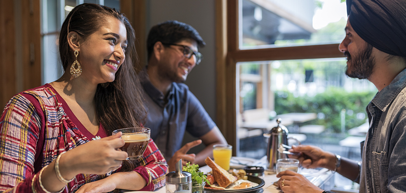 Eating Out Menus Offering Diet For Diabetes And Healthy Glucose Levels