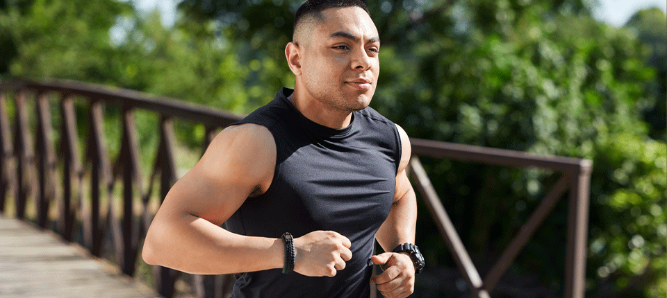 man running