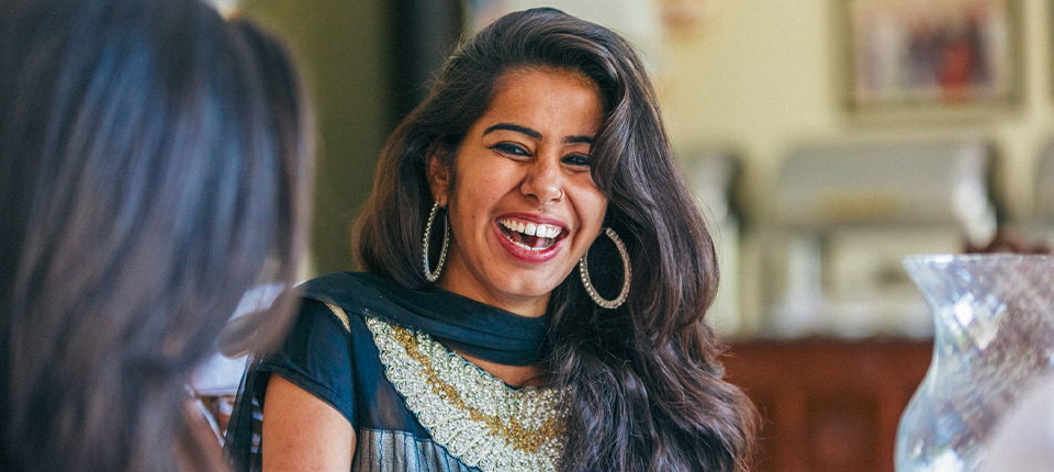 women laughing